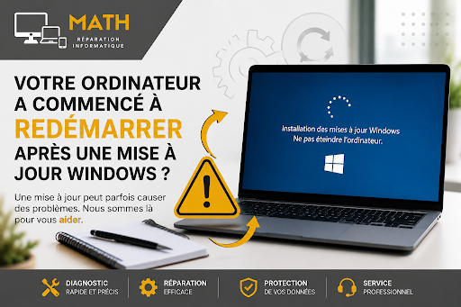 Réparation d'un ordinateur instable après une mise à jour Windows